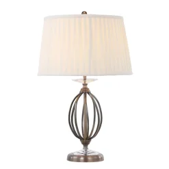 Tischlampen|Designerlampen*Elstead Opulente Tischlampe CANDELA Klassisch 56,5cm Stoff