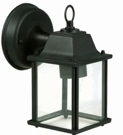 Rustikale Lampen|Rustikale Außenleuchten*Lido Outdoor Laterne Aluminium Rustikal E27 H:22cm klein