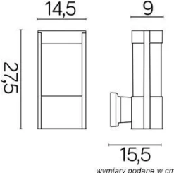 SU-MA Outdoor Wandlampe CANDO IP54 blendarm wetterfest< Außenwandleuchten|Moderne Außenleuchten