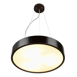 Lamkur Pendel Hängelampe Holzleuchte Braun Esszimmer rund< Hängelampen|Esszimmer Lampen