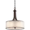 Moderne Lampen|Designerlampen*Elstead Pendellampe CANELADO Bronze Ø51 Wohnzimmer Leuchte