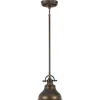 Elstead Pendellampe RURAL Bronze Ø20cm Esstisch Lampe< Hängelampen|Wohnzimmerlampen