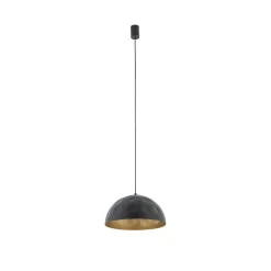 Nowodvorski Pendelleuchte Ø 33 cm E27 in Schwarz Gold matt< Schlafzimmer Lampen|Feuchtraumleuchten