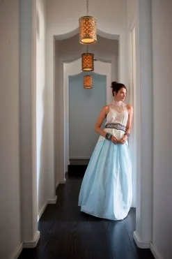 Hängelampen|Esszimmer Lampen*Elstead Pendelleuchte ADORNO Metall Leinen Vintage Design