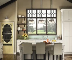 Elstead Pendelleuchte ARCO Glas Schirm Industrie Design< Hängelampen|Industrie Lampen