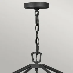 Metall Lampen|Vintage Lampen*Elstead Pendelleuchte außen Aluminium Glas E14 IP44 Schwarz Vintage