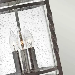 Elstead Pendelleuchte außen Glas Aluminium E14 IP44 30,1 cm breit< Außenleuchten Antik|Gartenlaternen