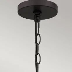 Elstead Pendelleuchte außen Korbschirm E27 IP44 in Bronze dunkel< Metall Lampen|Rustikale Lampen