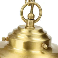 Metall Lampen|Messinglampen*Lido Pendelleuchte Außen Messing Glas Terrasse Ø23cm