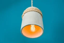 Invicta Interior Pendelleuchte Beton Ø18cm Esszimmer Wohnzimmer< Hängelampen|Esszimmer Lampen