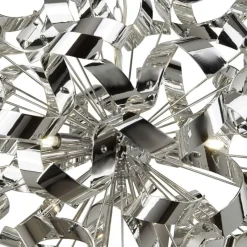 Hängelampen|Esszimmer Lampen*Searchlight Pendelleuchte Chrom D: 60 cm Metall 6x G9 dekorativ