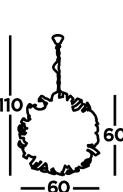 Hängelampen|Esszimmer Lampen*Searchlight Pendelleuchte Chrom D: 60 cm Metall 6x G9 dekorativ