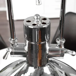 Invicta Interior Pendelleuchte Ø45cm Industrie Wohnzimmerlampe Chrom< Hängelampen|Industrie Lampen