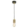 Elstead Pendelleuchte COLGAR aus Messing Industrie Design< Industrie Lampen|Vintage Lampen