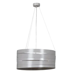 Emibig Pendelleuchte DONNA Grau verstellbar Metall Ø45cm< Hängelampen|Esszimmer Lampen