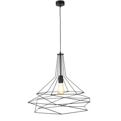 Jupiter Pendelleuchte Draht Schwarz geometrisch Esstisch< Hängelampen|Esszimmer Lampen