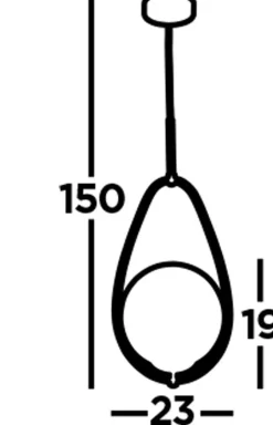 Searchlight Pendelleuchte E27 in Gold Weiß Glas Metall Jugendstil< Hängelampen|Wohnzimmerlampen