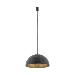 Nowodvorski Pendelleuchte E27 in Schwarz Gold matt Ø 50 cm< Schlafzimmer Lampen|Feuchtraumleuchten