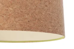 BPS Koncept Pendelleuchte E27 rund Ø 40 cm Kork Modern Boho< Moderne Lampen|Wohnzimmerlampen