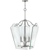Elstead Pendelleuchte EDDA Glas Ø51cm verstellbar Lampe< Moderne Lampen|Designerlampen