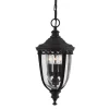Außenleuchten Antik|Gartenlaternen*Elstead Pendelleuchte EDMUND Schwarz IP23 Rustikal außen