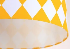 BPS Koncept Pendelleuchte ERIK Weiß Orange rund Retro Esstisch< Hängelampen|Esszimmer Lampen