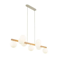 TK Lighting Pendelleuchte Esstisch 117 cm lang H: max. 125 cm verstellbar< Hängelampen|Bürolampen