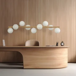 TK Lighting Pendelleuchte Esstisch 117 cm lang H: max. 125 cm verstellbar< Hängelampen|Bürolampen