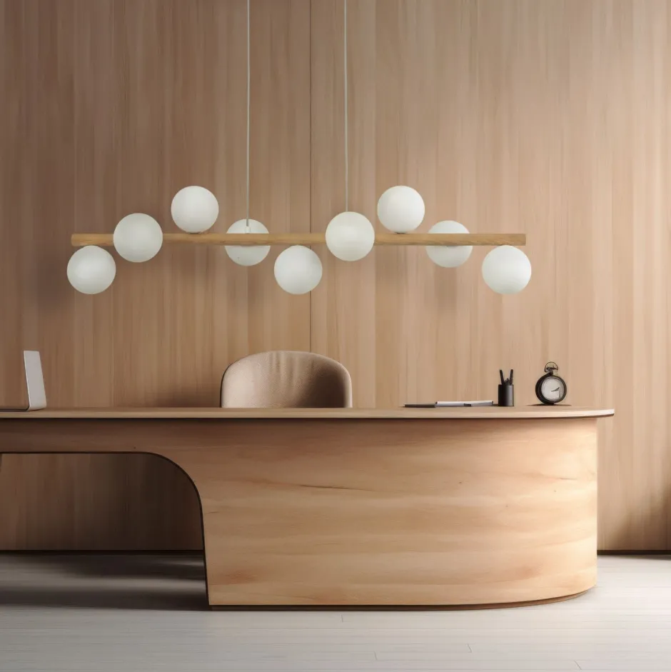 TK Lighting Pendelleuchte Esstisch 117 cm lang H: max. 125 cm verstellbar< Hängelampen|Bürolampen