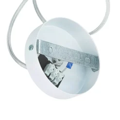 Hängelampen|Esszimmer Lampen*BPS Koncept Pendelleuchte Esstisch Creme Gold Stoff Lampe