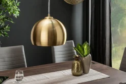 Invicta Interior Pendelleuchte Esstisch in Gold Retro Design MIRRI< Hängelampen|Esszimmer Lampen