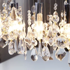 Hängelampen|Esszimmer Lampen*Invicta Interior Pendelleuchte Esstisch Kristall Moderne Lampe E14