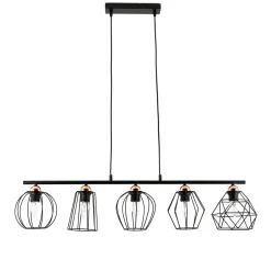 Easylight Pendelleuchte Esstisch Schwarz Drahtgestell Schirm< Designerlampen|Moderne Lampen