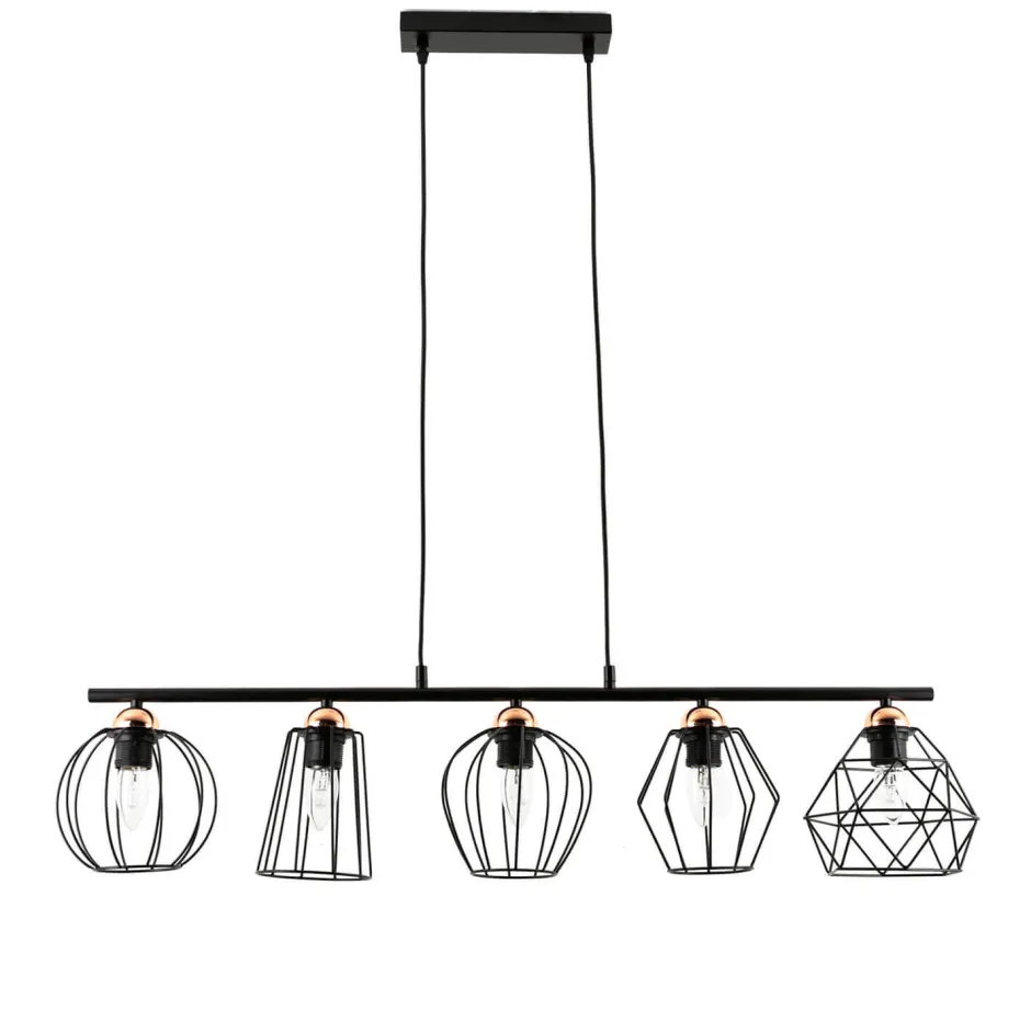 Easylight Pendelleuchte Esstisch Schwarz Drahtgestell Schirm< Designerlampen|Moderne Lampen