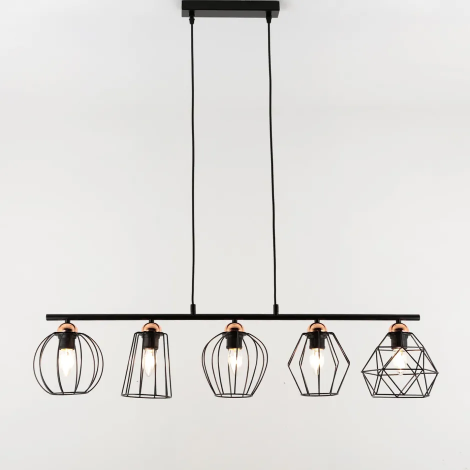 Easylight Pendelleuchte Esstisch Schwarz Drahtgestell Schirm< Designerlampen|Moderne Lampen