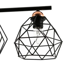 Easylight Pendelleuchte Esstisch Schwarz Drahtgestell Schirm< Designerlampen|Moderne Lampen
