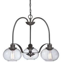 Elstead Pendelleuchte FELI Regenglas Ø56cm kürzbar Lampe< Industrie Lampen|Vintage Lampen