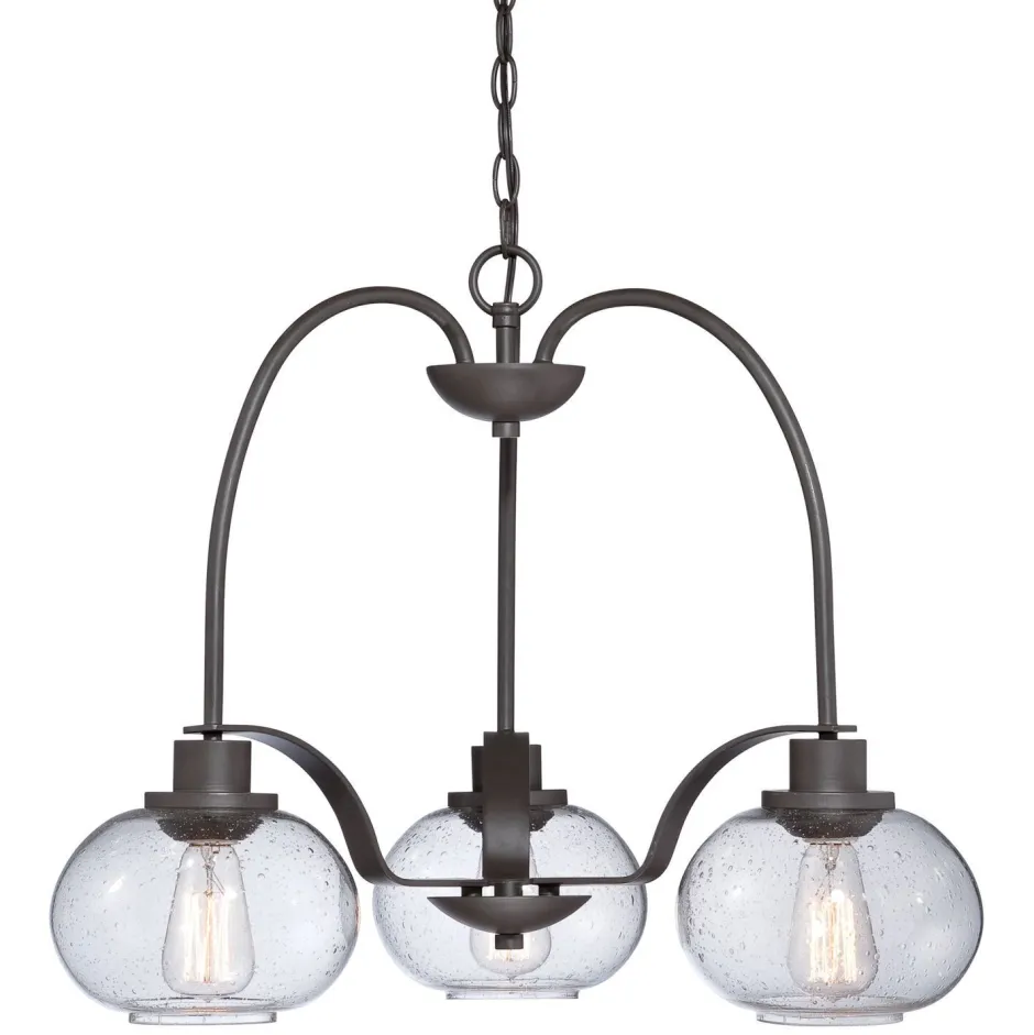 Elstead Pendelleuchte FELI Regenglas Ø56cm kürzbar Lampe< Industrie Lampen|Vintage Lampen