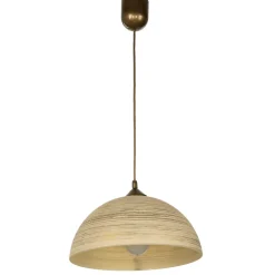Lamkur Pendelleuchte FERA Gold Retro rund Esstisch< Hängelampen|Esszimmer Lampen