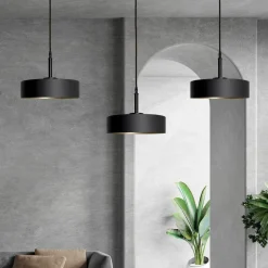 Giovanni Battista Pendelleuchte 3-flammig B: 120 cm Messing Eisen E27< Hängelampen|Feuchtraumleuchten