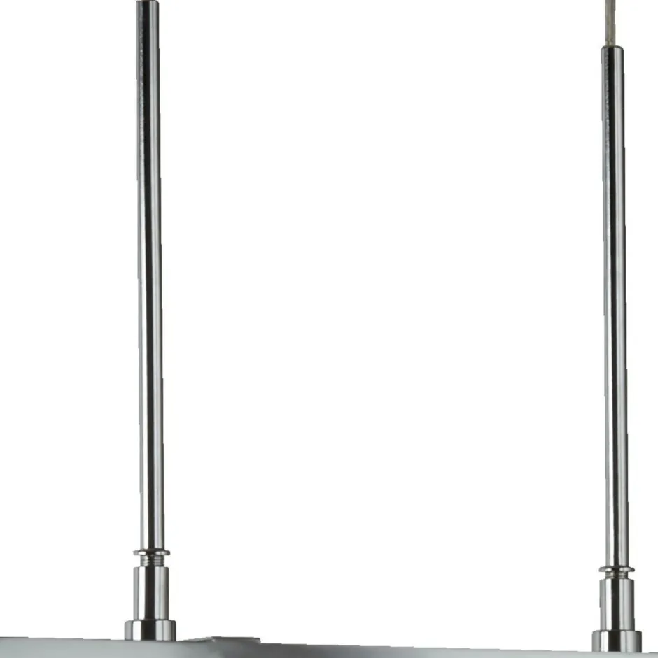 Searchlight Pendelleuchte 3-flammig Chrom Klar E27 Glas Metall< Hängelampen|Wohnzimmerlampen