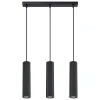 Sollux Pendelleuchte 3-flammig GU10 B: 45 cm Schwarz Modern BERTA< Hängelampen|Wohnzimmerlampen