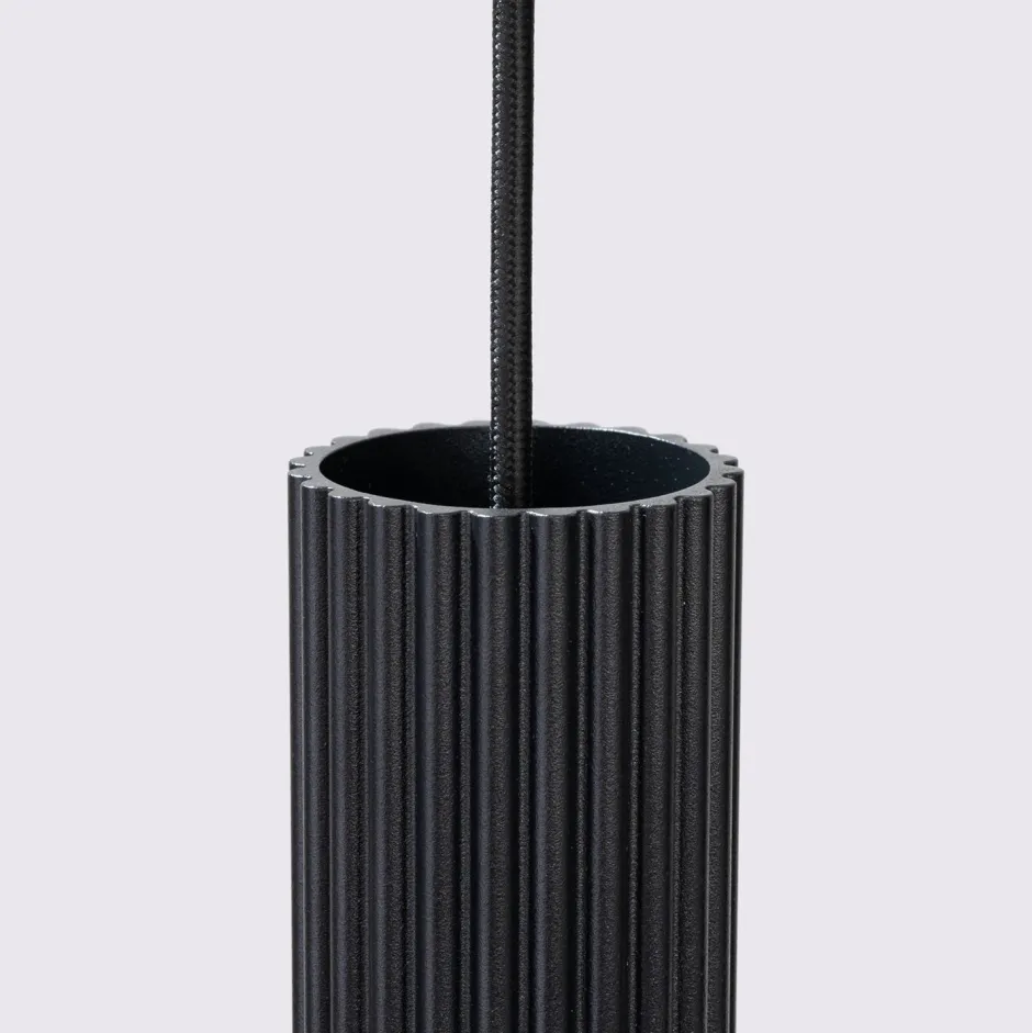 Sollux Pendelleuchte 3-flammig GU10 B: 45 cm Schwarz Modern BERTA< Hängelampen|Wohnzimmerlampen