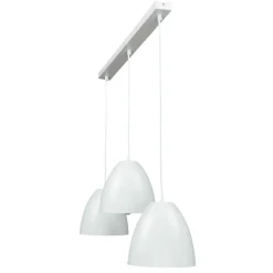 Easylight Pendelleuchte 3-flammig verstellbar Weiß Gold E27< Retro Lampen|Esszimmer Lampen