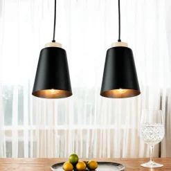 Emibig Pendelleuchte für Esstisch Schwarz Skandinavisch< Hängelampen|Esszimmer Lampen