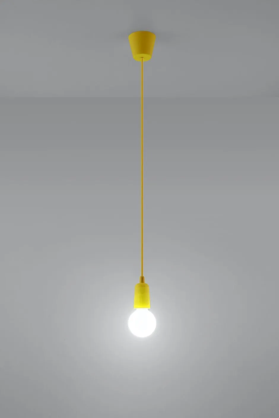 Sollux Pendelleuchte Gelb Retro vielseitig NESSA Wohnzimmer< Retro Lampen|Wohnzimmerlampen