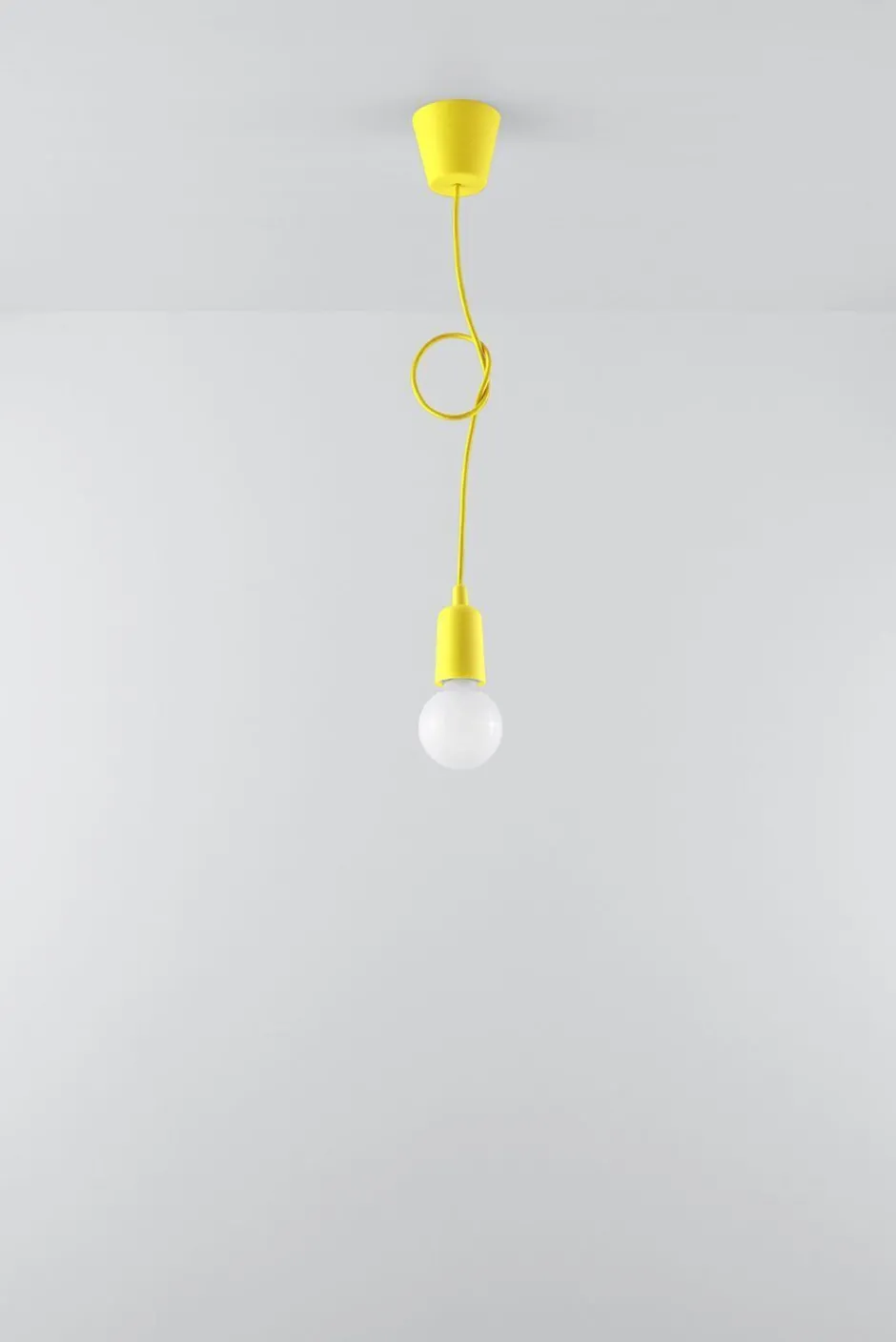 Sollux Pendelleuchte Gelb Retro vielseitig NESSA Wohnzimmer< Retro Lampen|Wohnzimmerlampen