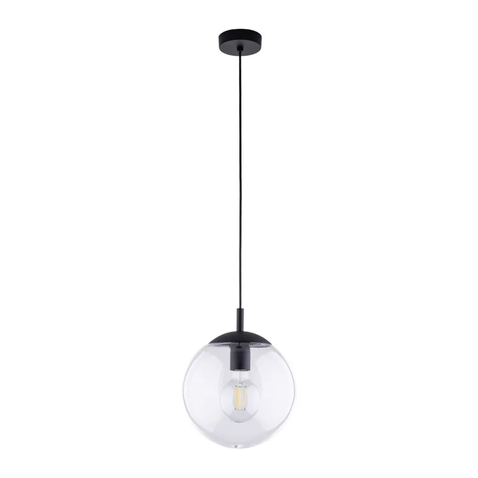 TK Lighting Pendelleuchte Glas Ø 25 cm Kugel H: max. 165 cm E27< Hängelampen|Esszimmer Lampen
