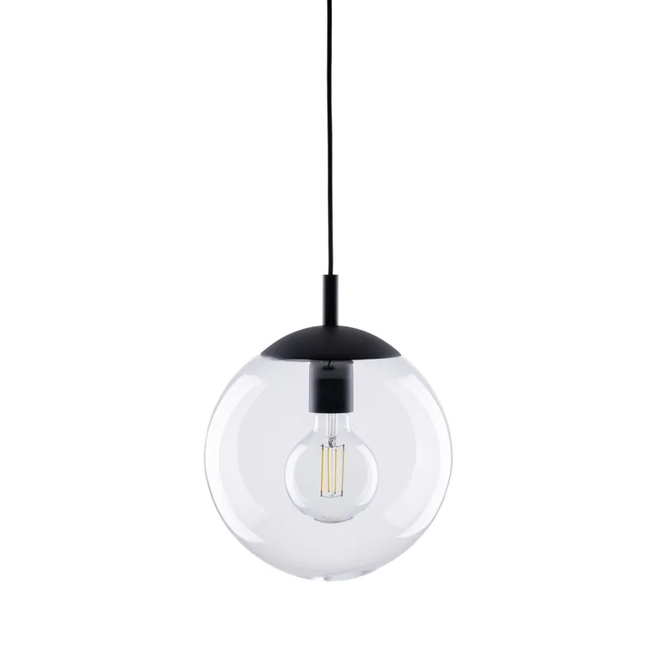 TK Lighting Pendelleuchte Glas Ø 25 cm Kugel H: max. 165 cm E27< Hängelampen|Esszimmer Lampen