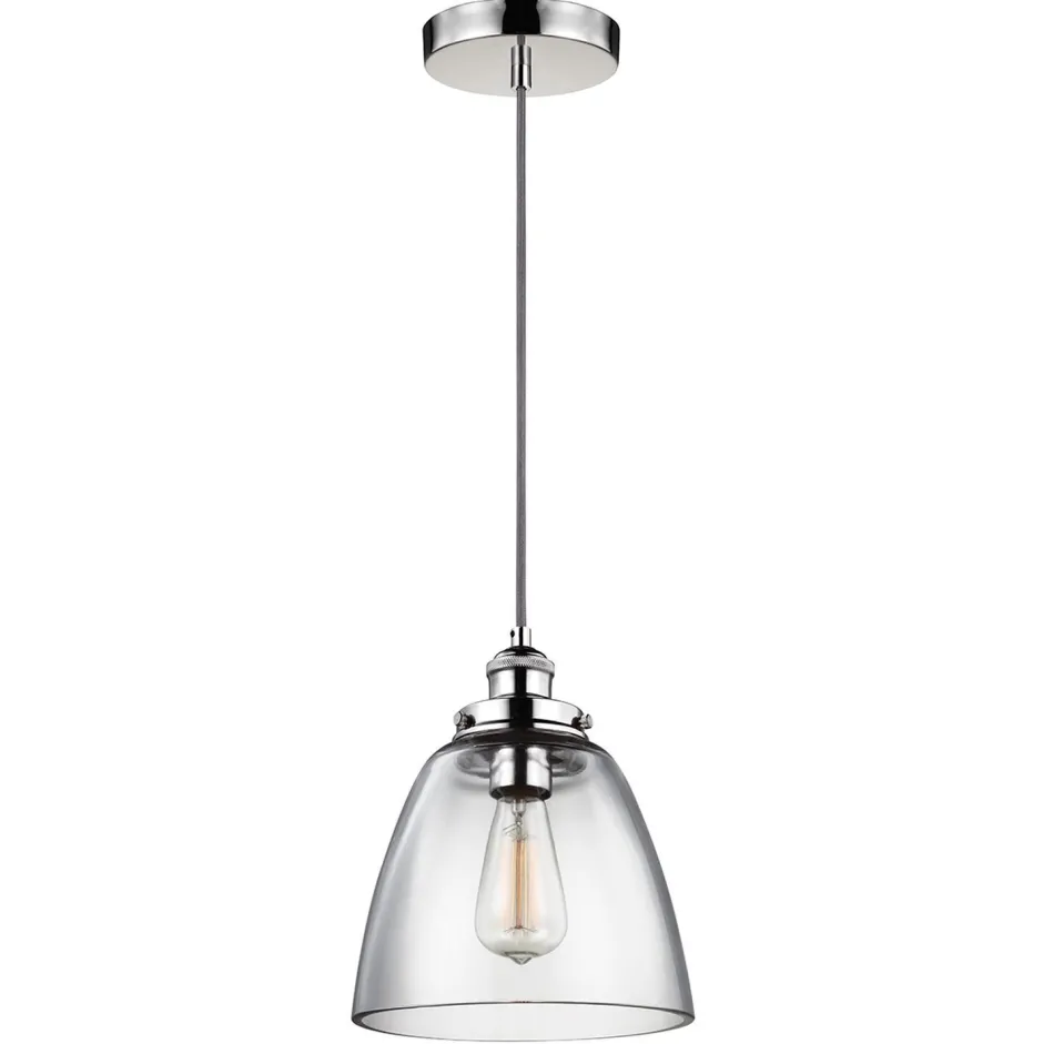 Elstead Pendelleuchte Glas Industrie Design verstellbar< Wohnzimmerlampen|Glaslampen